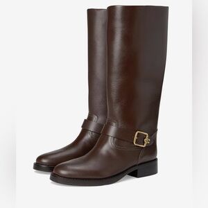 Coach Madeline Dark Brown Riding Boots, NEW in box 8.5